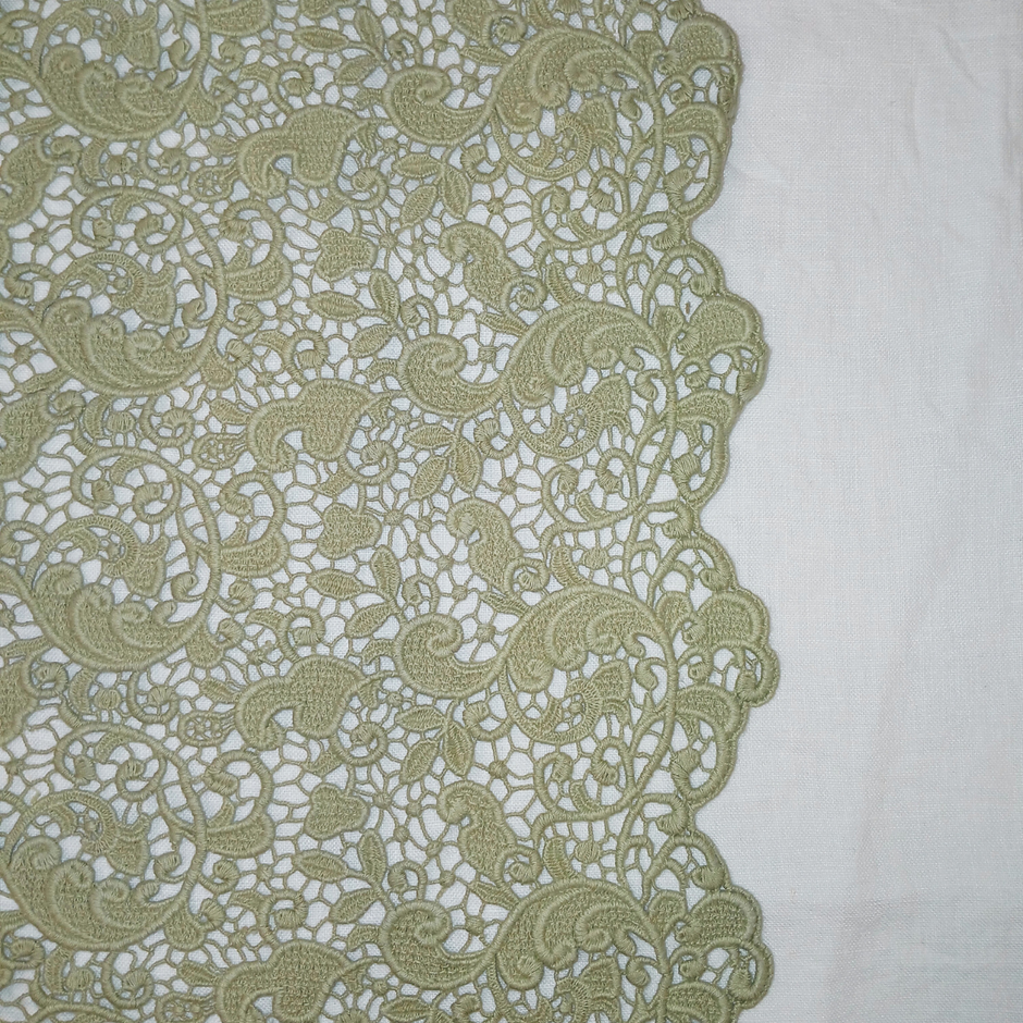 Allora Lace Bolster Cover