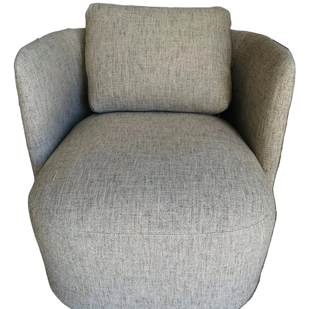 Verellen Hudson Swivel Club Chair Lysevie Light Kaki - Maaribu