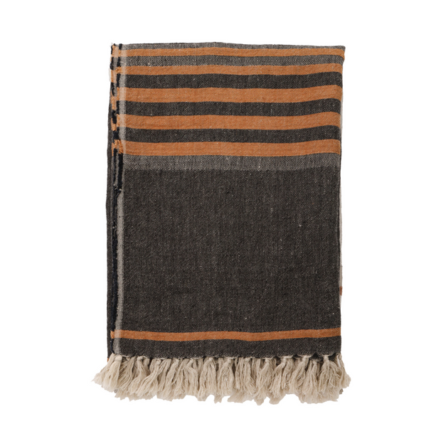 Bruno Charcoal Oversized Throw