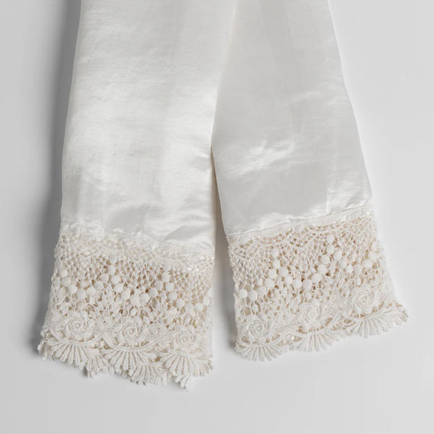 Paloma Pillowcase Lace Edge - Maaribu