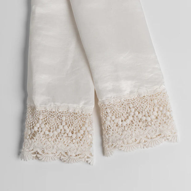 Paloma Pillowcase Lace Edge - Maaribu