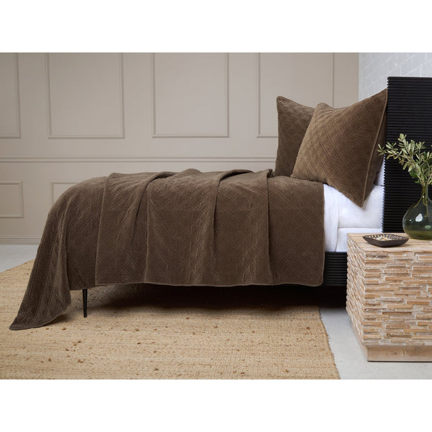 Brussels Coverlet Walnut King