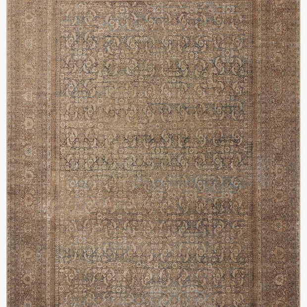 Amber Lewis x Loloi Cambria Rug Ocean/Bark 2'-3" x 3'-9"