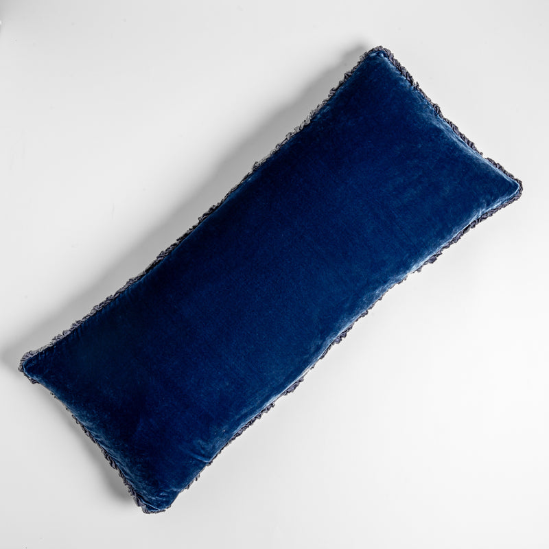 Carmen Throw Pillow Lumbar Tahoe Blue