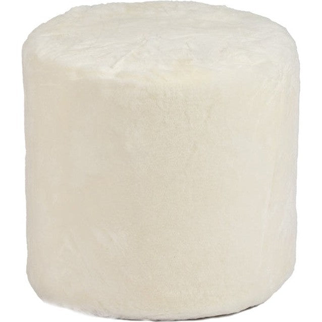 Shorn Sheepskin Tuffet Off White