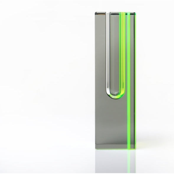 AVF Acrylic Eclipse Vase Green Tall