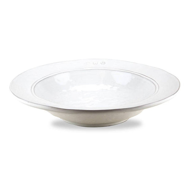 A white ceramic Arte Italica Firenze serving bowl on a white background.