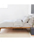 Parker Linen King Duvet Set Flax