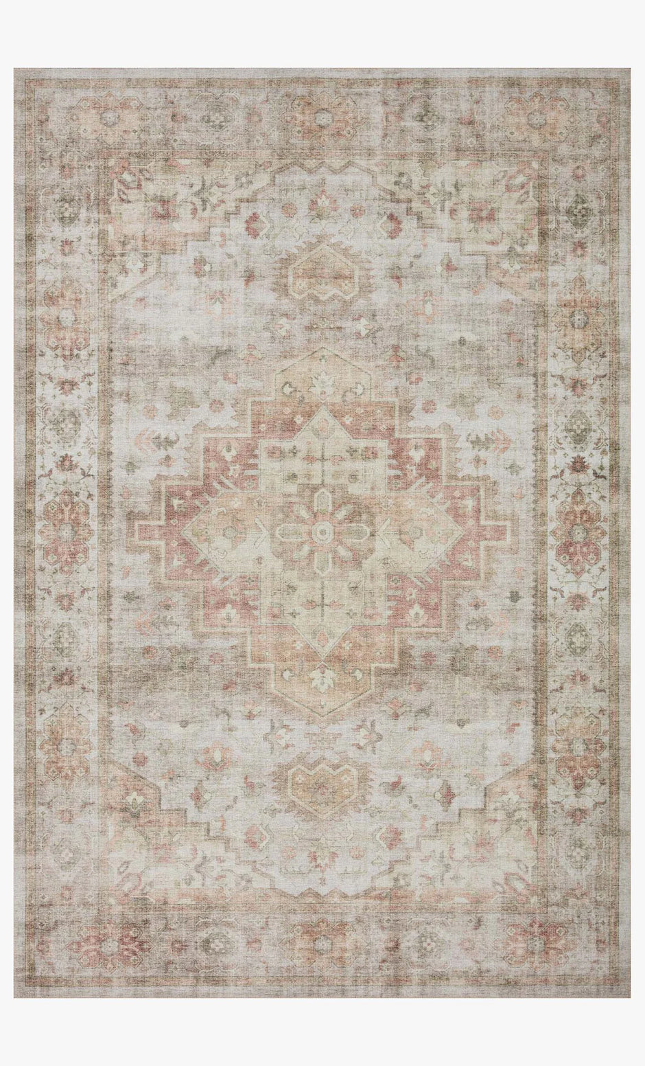 Vintage Look Rug Sage