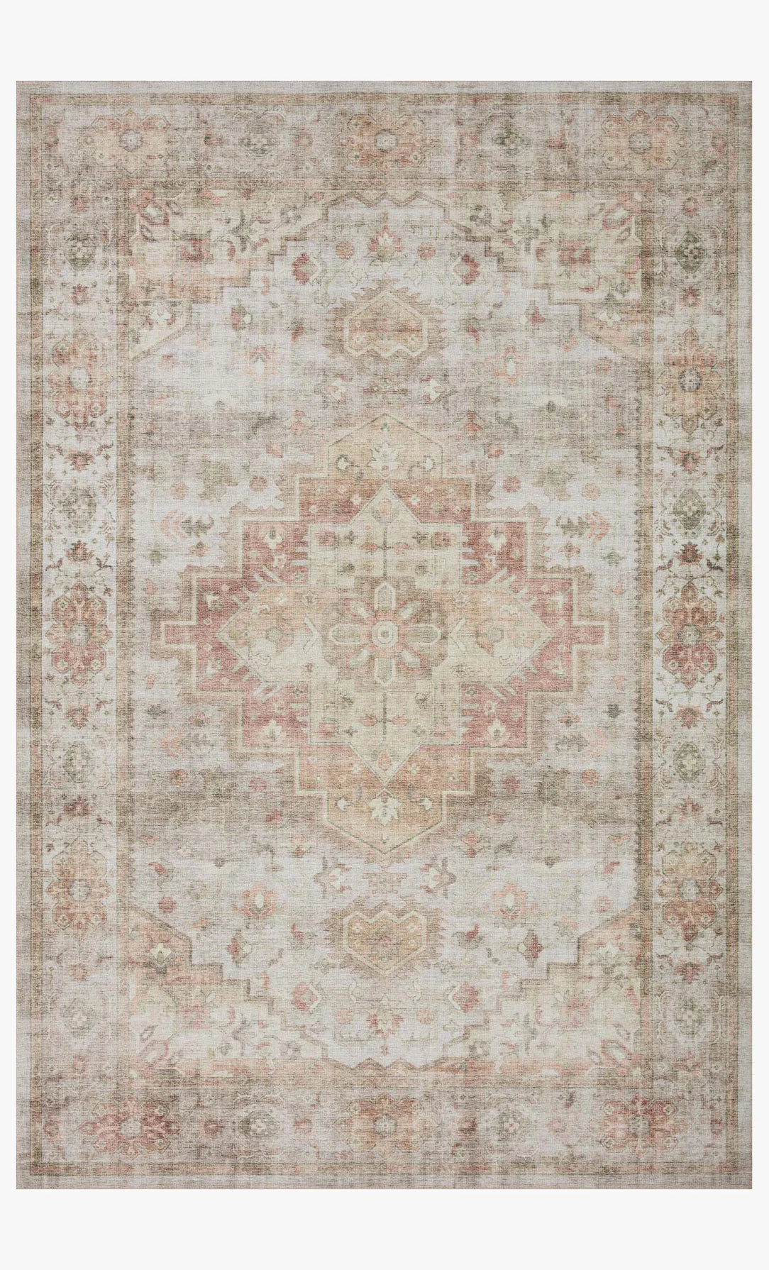 Vintage Look Rug Sage