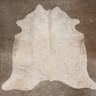 Large Cowhide Rug Off-White 5'x6' - Maaribu