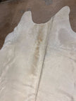 Large Cowhide Rug Off-White 5'x6' - Maaribu