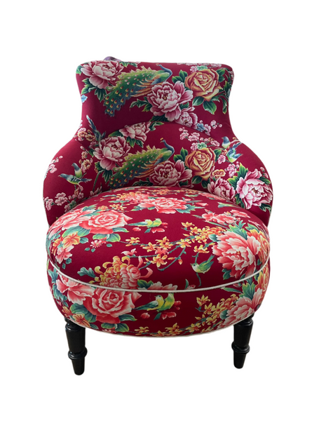 Cisco Clara Chair Red Floral