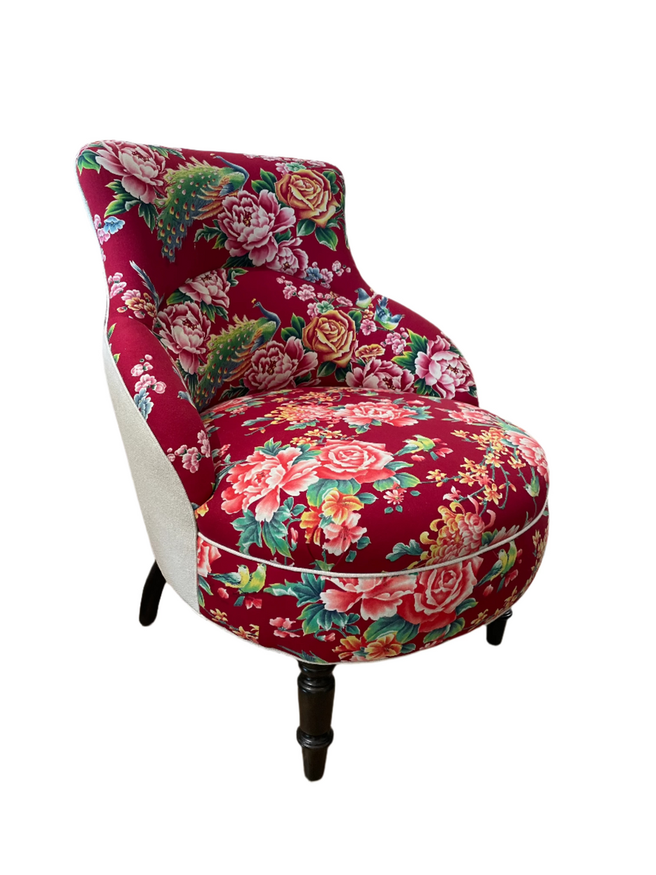 Cisco Clara Chair Red Floral