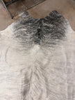 XL Cowhide Rug White w/ Gray 6'x7' - Maaribu