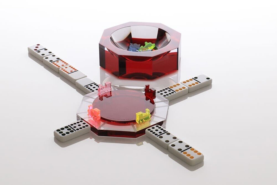 AVF Acrylic Mexican Train Hub Box Ruby - Maaribu