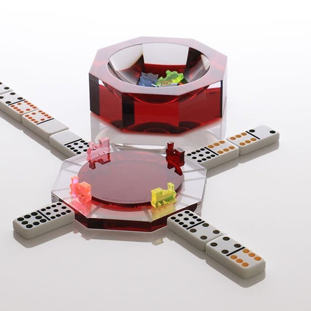AVF Acrylic Mexican Train Hub Box Ruby - Maaribu