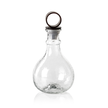 Hammered Glass Decanter Iron Stopper - Maaribu