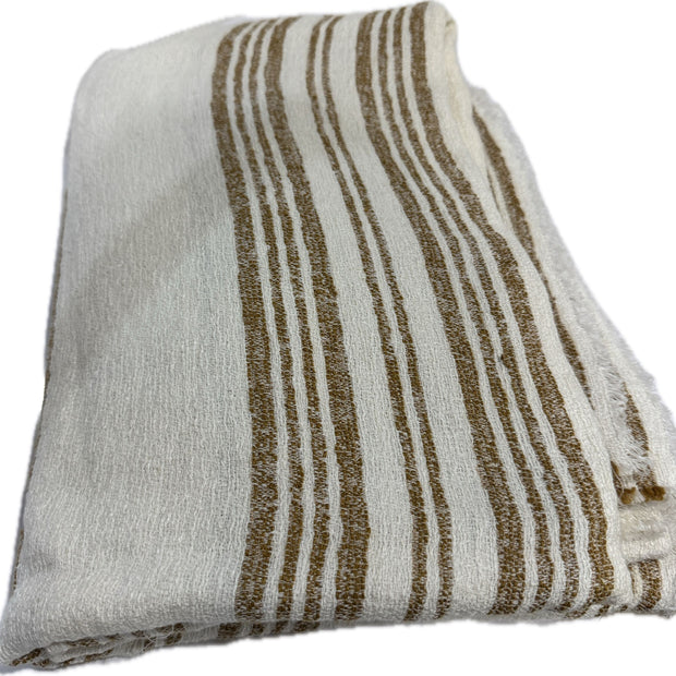 Sienna Ochre Bed End Throw - Maaribu