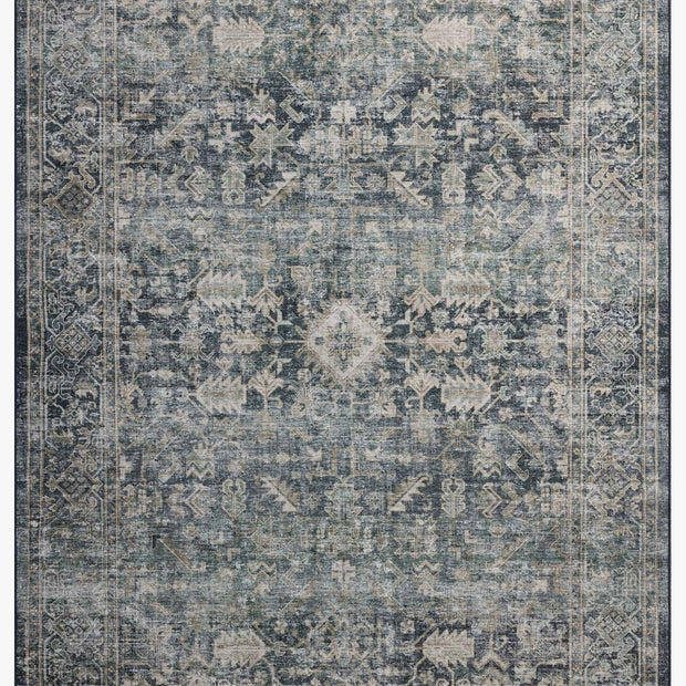 Josie Rug Ocean/Natural 2'3" x 3'9" - Maaribu