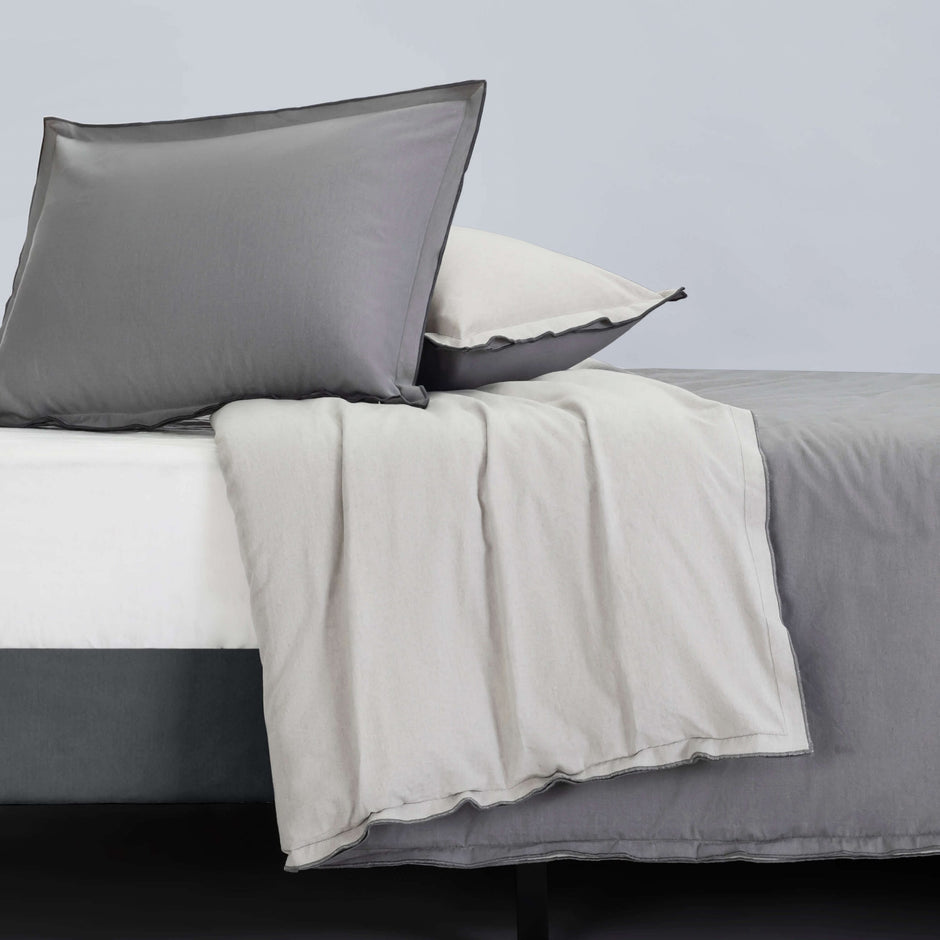 Kinfolk Duvet, King, Sterling - Maaribu