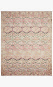 Layla Rug Pink/Lagoon