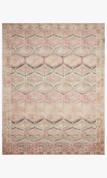 Layla Rug Pink/Lagoon