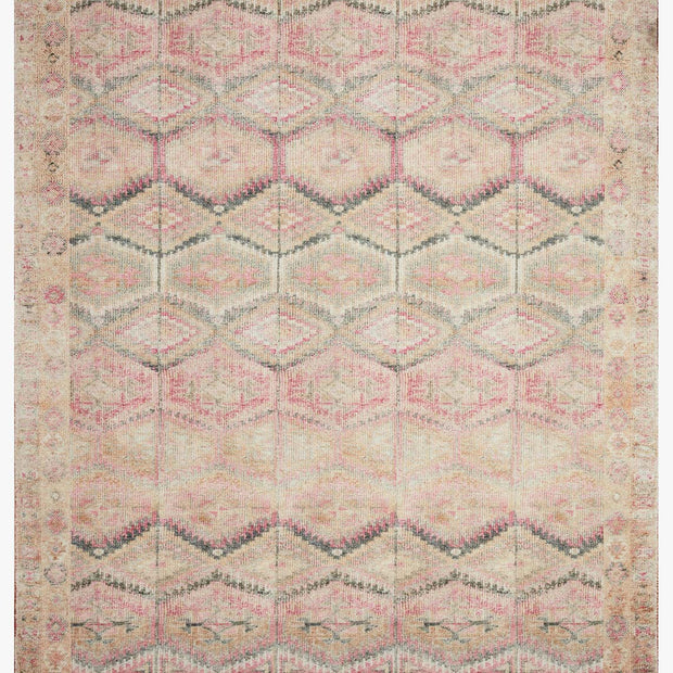 Layla Rug Pink/Lagoon