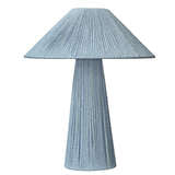 Woven Table Lamp, Blue - Maaribu