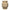 A natural brown wooden vase with a rough texture and prominent wood grain patterns.
