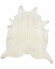 Cowhide Rug L White/Ivory - Maaribu