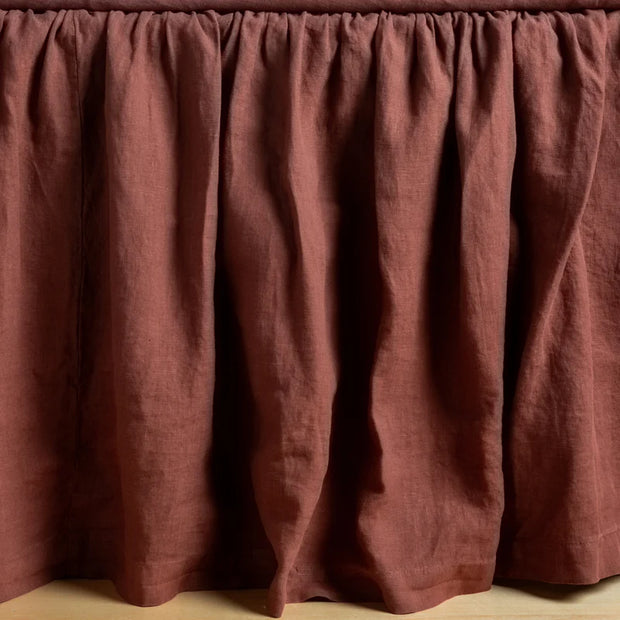 Linen Bed Skirt - Maaribu
