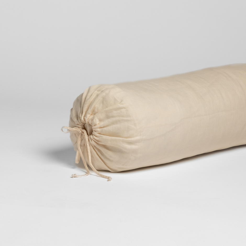 Linen Bolster Throw Pillow - Maaribu