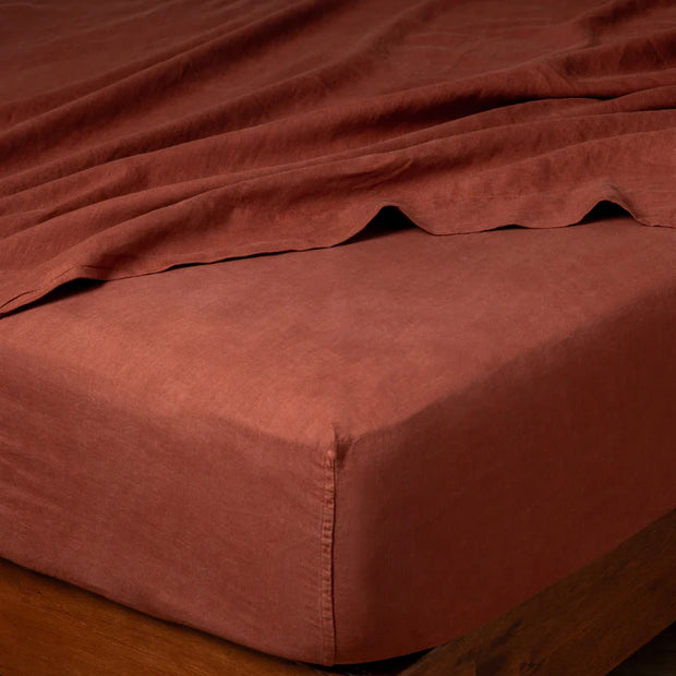 Linen Fitted Sheet - Maaribu