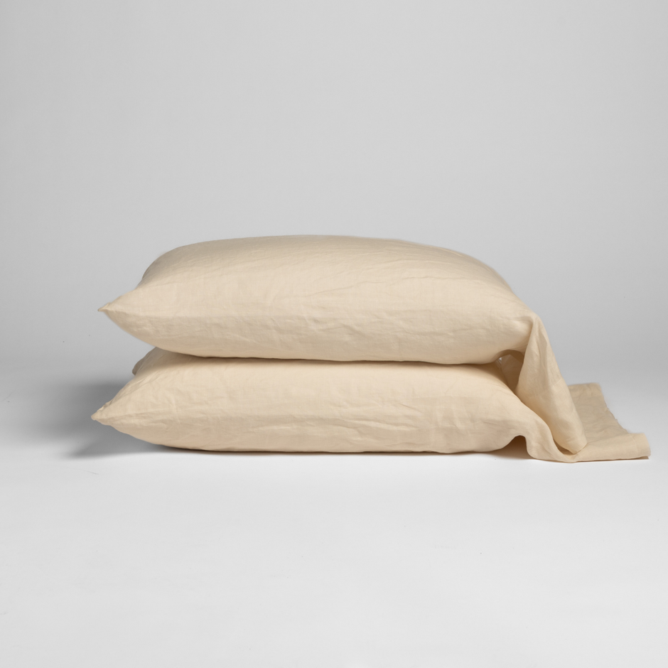 Linen Pillowcase Cuff Edge - Maaribu
