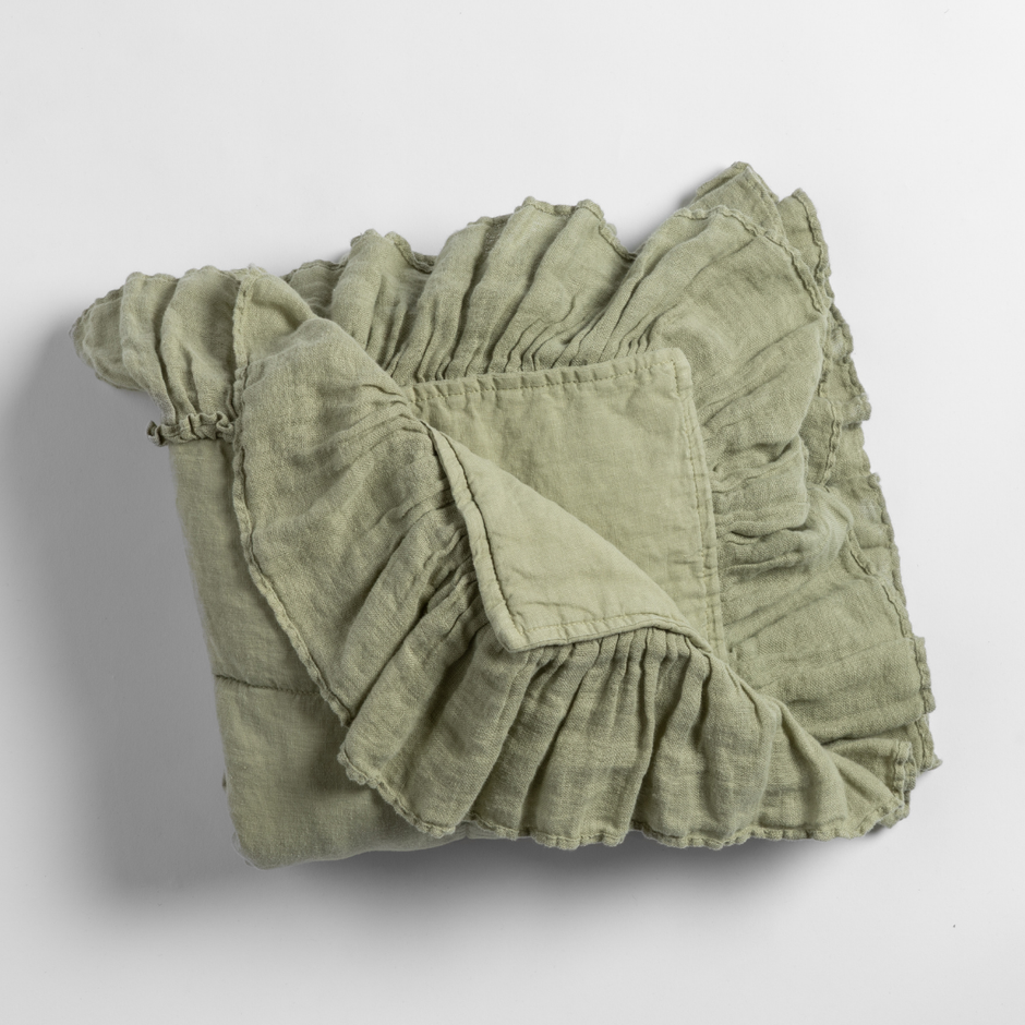 Linen Whisper Baby Blanket