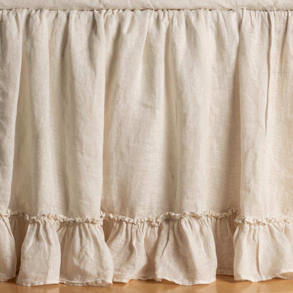 Linen Whisper Bed Skirt - Maaribu