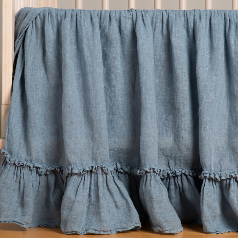 Linen Whisper Crib Skirt - Maaribu