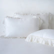 Linen Whisper Sham White Deluxe