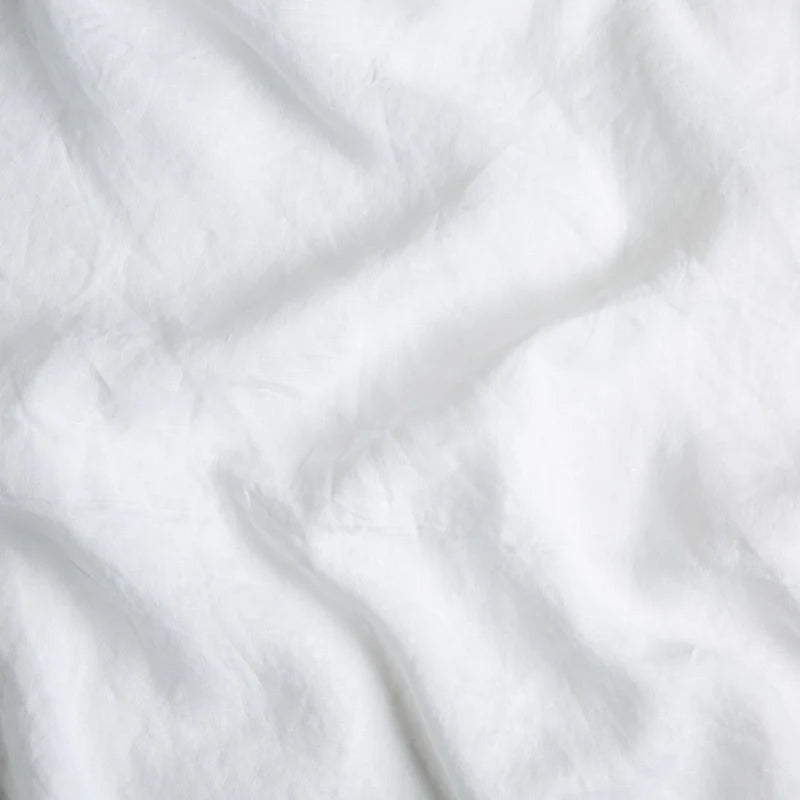 Linen Bed Skirt Winter White Cal/Eastern King