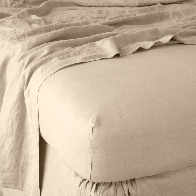 Linen Fitted Sheet - Maaribu