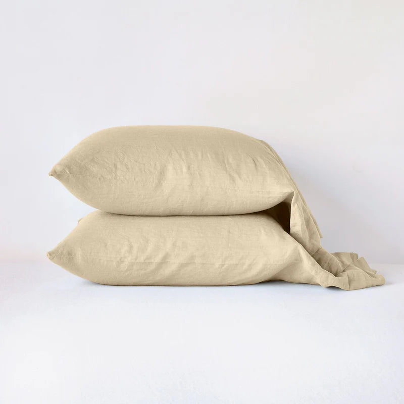 Linen Pillowcase Cuff Edge - Maaribu