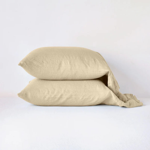 Linen Pillowcase Cuff Edge - Maaribu