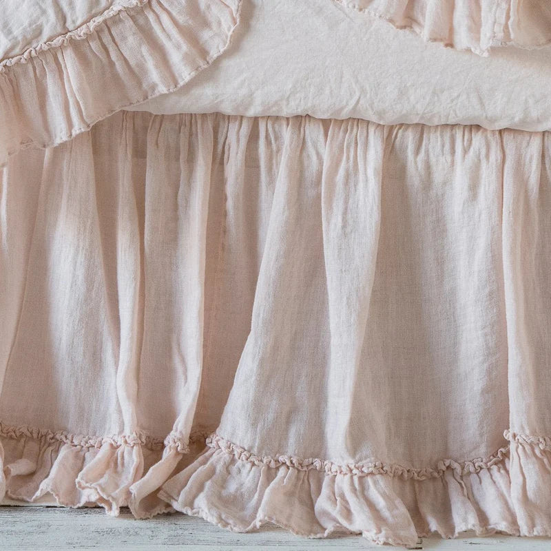 Linen Whisper Crib Skirt - Maaribu