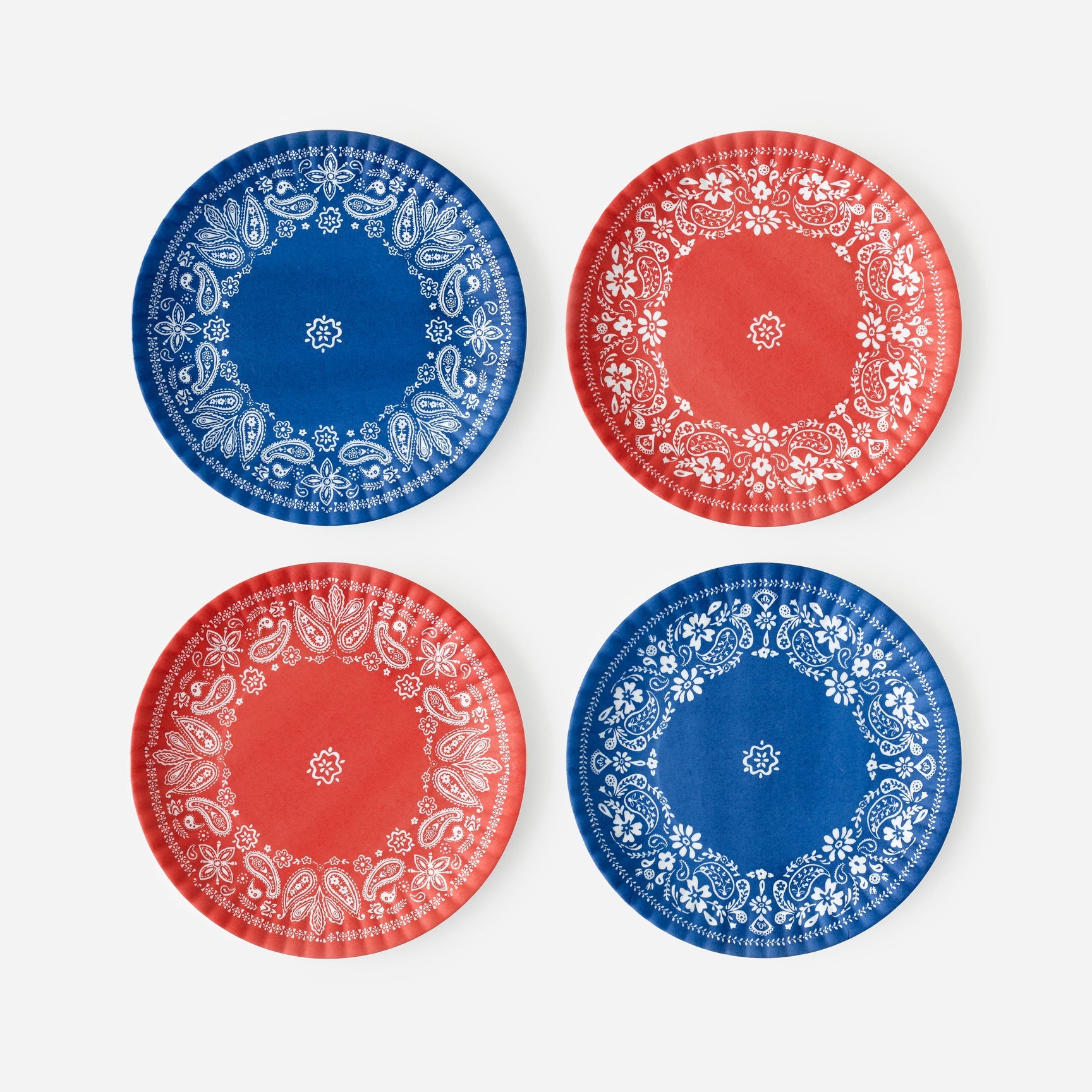 American Holiday Plates Melamine Set/4 - Maaribu