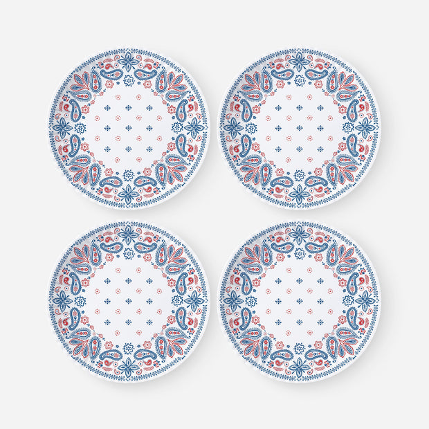 American Holiday App Plates Melamine Set/4 - Maaribu