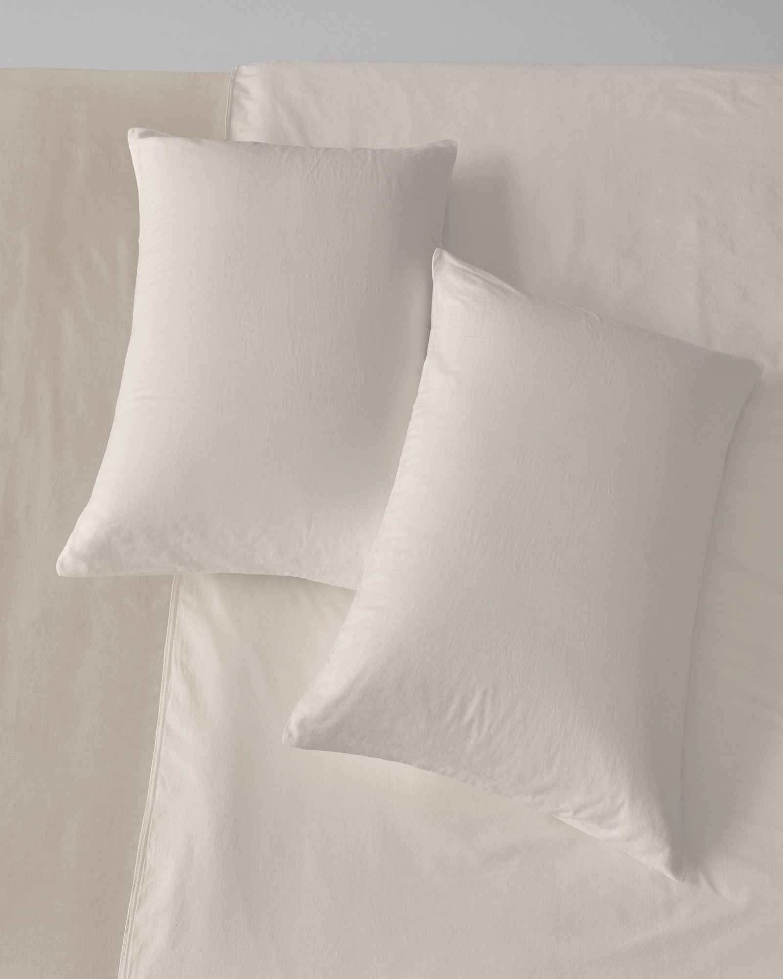 Society Limonta Miro Pillowcase Set/2 Bianco Euro