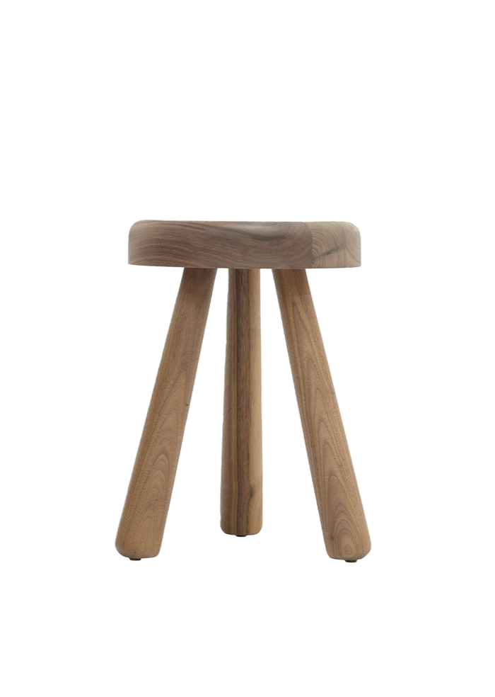 Verellen Moo Stool Walnut