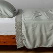 Madera Luxe Flat Sheet Donella Lace Edge - Maaribu