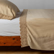 Madera Luxe Flat Sheet Donella Lace Edge - Maaribu